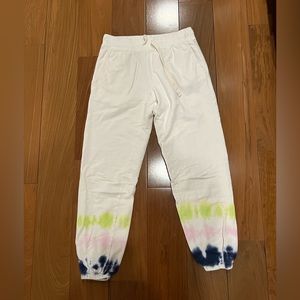 Electric and Rose Tie-Dye Joggers - Sz Sm